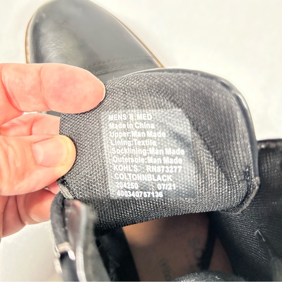 Sonoma Black Boots Men’s Size 8 - Picture 7 of 10